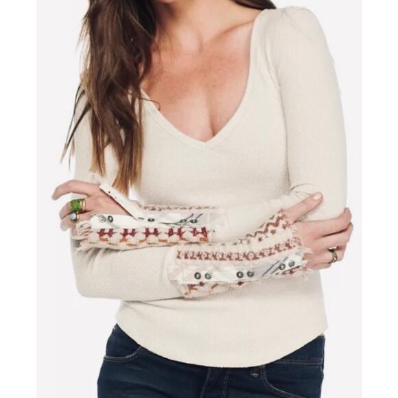 Free People Art School Henley Large - Picture 1 of 6